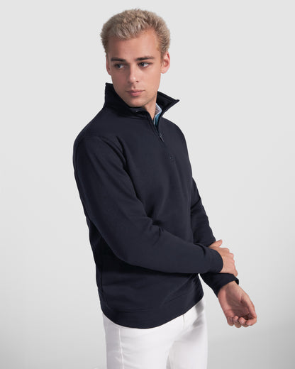 Sudadera con media cremallera